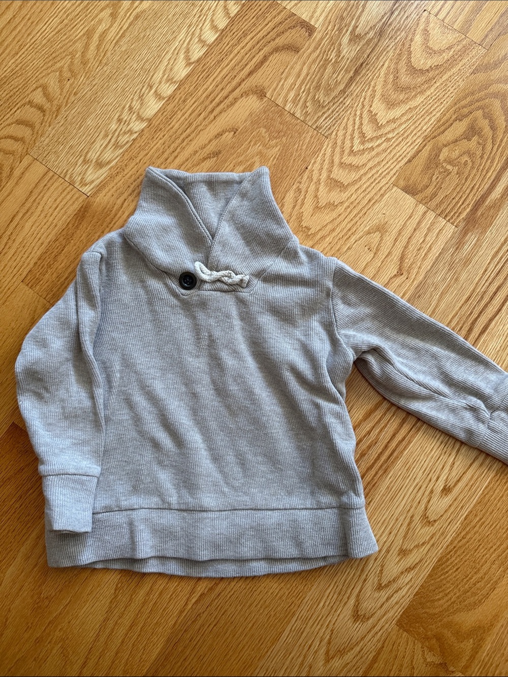 GAP Kids Gray Shawl Collar Pullover Hoodie